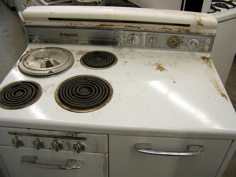 old hotpoint stove