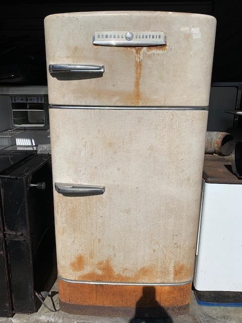 vintage ge refrigerator logo